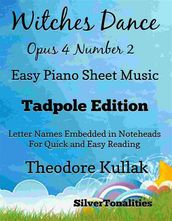 Witches Dance Opus 4 Number 2 Easy Piano Sheet Music Tadpole Edition