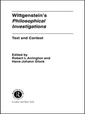 Wittgenstein s Philosophical Investigations