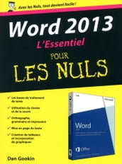 Word 2013 L essentiel pour les nuls