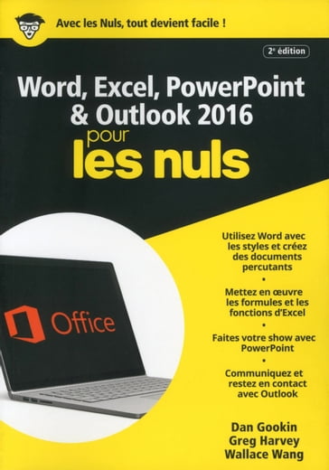Word & Excel PowerPoint & Outlook 2016 Mégapoche Pour les Nuls, 2e édition - Dan Gookin - Greg Harvey