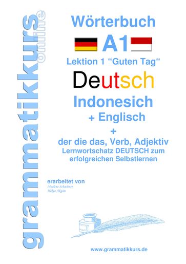 Wörterbuch Deutsch - Indonesisch - Englisch - Edouard Akom - Marlene Schachner