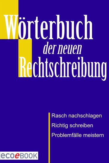 Wörterbuch der Rechtschreibung - Red. Serges Verlag