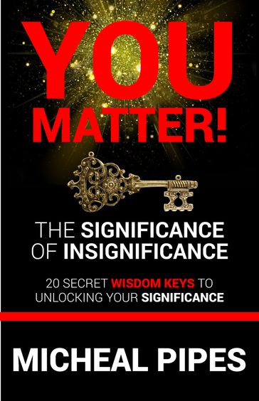 You Matter The Significance of Insignificance 20 Secret Wisdom Keys to Unlock Your Significance - Micheal Pipes