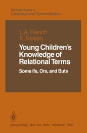 Young Children s Knowledge of Relational Terms