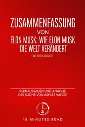 Zusammenfassung von Elon Musk: Wie Elon Musk die Welt verändert  Die Biografie: Kernaussagen und Analyse des Buchs von Ashlee Vance