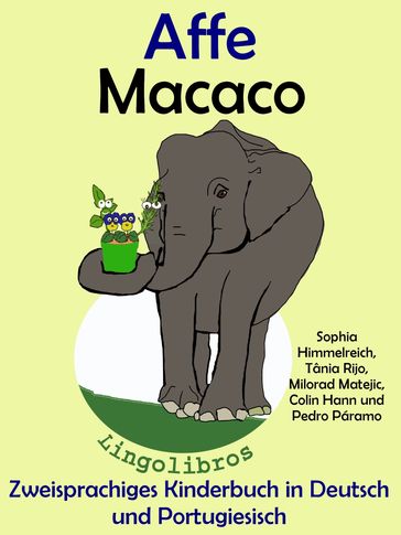 Zweisprachiges Kinderbuch in Deutsch und Portugiesisch - Affe - Macaco (Die Serie zum Portugiesisch lernen) - LingoLibros