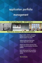 application portfolio management A Complete Guide - 2019 Edition