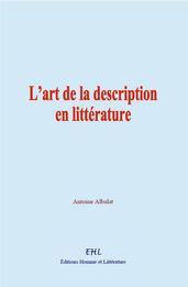 L art de la description en littérature