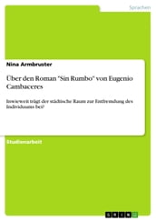 Über den Roman  Sin Rumbo  von Eugenio Cambaceres