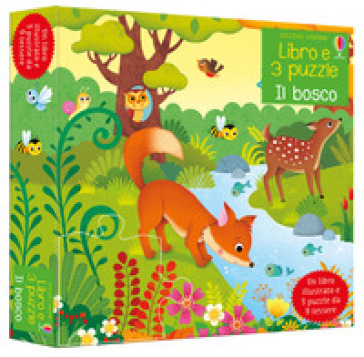 Il bosco. Libro e 3 puzzle. Ediz. a colori. Con 3 puzzle - Sam Taplin
