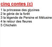 cinq contes et légendes