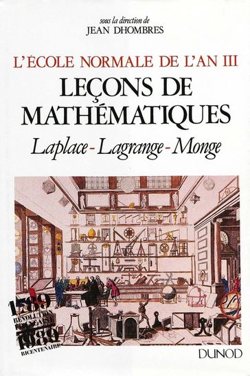 L'École normale de l'an III. Vol. 1, Leçons de mathématiques - Collectif