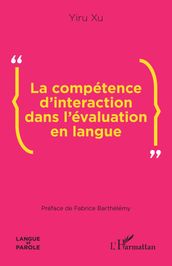 La compétence d interaction dans l évaluation en langue