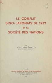 Le conflit sino-japonais de 1937 et la Société Des Nations