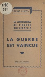 La connaissance de l œuvre universelle