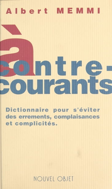 À contre-courants - Albert Memmi