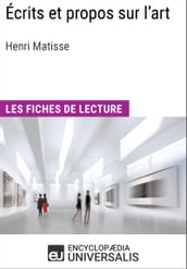 Écrits et propos sur l art d Henri Matisse