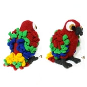 crochet pattern, Ciro the parrot