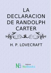 La declaracion de Randolph Carter