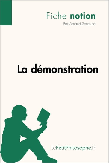 La démonstration (Fiche notion) - Arnaud Sorosina - lePetitPhilosophe