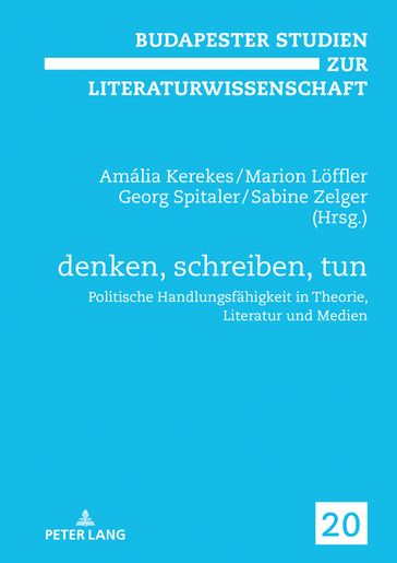 denken, schreiben, tun - Magdolna Orosz - Amália Kerekes - Marion Loffler - Georg Spitaler - Sabine Zelger