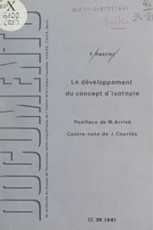 Le développement du concept d isotopie