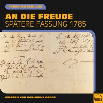 die Freude, An - Friedrich Schiller