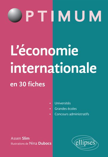 L'économie internationale en 30 fiches - Assen Slim - Nina Dubocs (Illustrations)