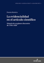 La evidencialidad en el artículo científico