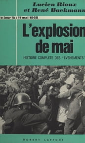 L explosion de mai, 11 mai 1968