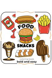 food & snacks coloring book