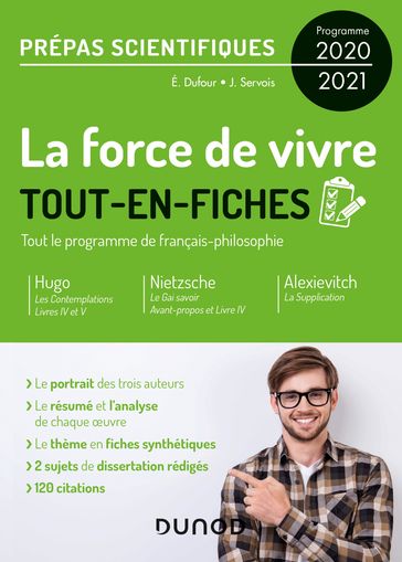 La force de vivre - Prépas scientifiques Programme 2020-2021 - Julien Servois - Éric Dufour