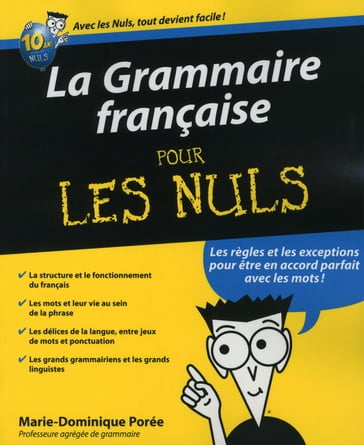 La grammaire française pour les nuls - Marie-Dominique Porée