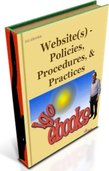 iGO eBooks - Website(s) Policies, Procedures, & Practices - Gordon Owen