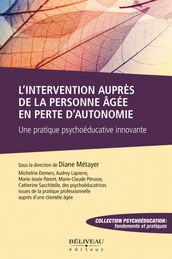 L intervention auprès de la personne âgée en perte d autonomie