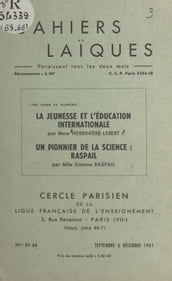 La jeunesse et l éducation internationale