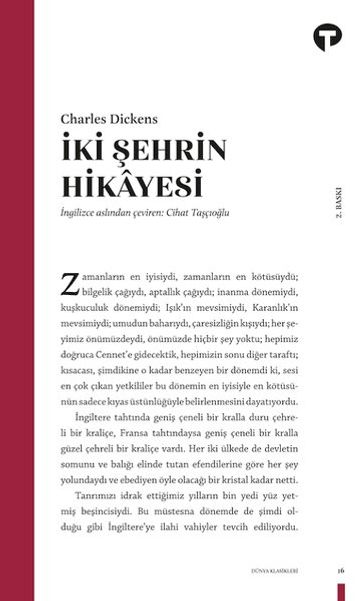 ki ehrin Hikayesi - Charles Dickens