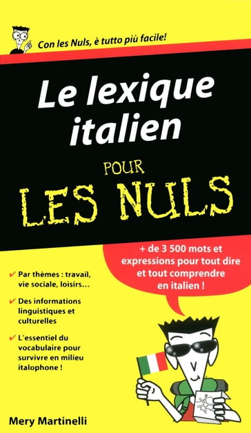 Le lexique italien pour les nuls - Mery MARTINELLI