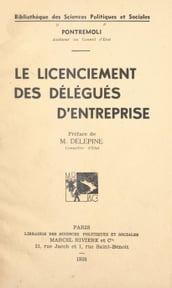 Le licenciement des délégués d entreprise