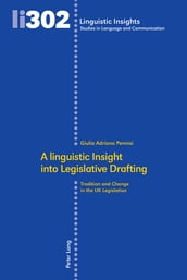 A linguistic Insight into Legislative Drafting