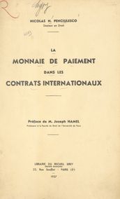 La monnaie de paiement dans les contrats internationaux