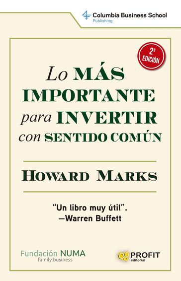 Lo más importante para invertir con sentido común - Howard Marks