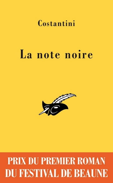 La note noire - Prix du premier roman du festival de Beaune 2009 - Chris Costantini