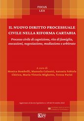 Il nuovo diritto processuale Civile nella riforma Cartabia