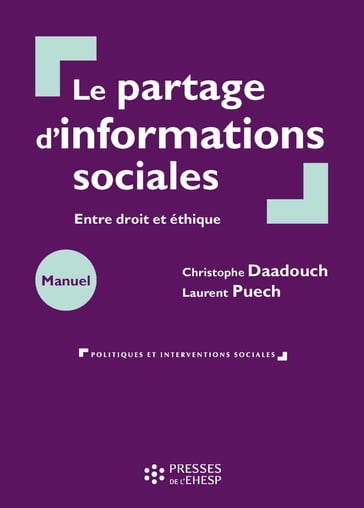 Le partage d'informations sociales - Laurent Puech - Christophe Daadouch