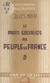 Le parti socialiste au peuple de France