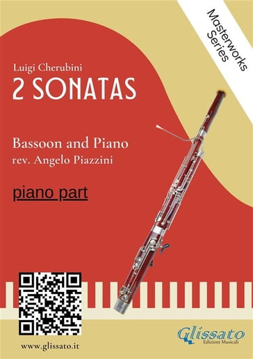 (piano part) 2 Sonatas by Cherubini - Bassoon and Piano - Angelo Piazzini - Luigi Cherubini