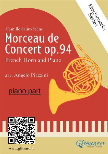 (piano part) Morceau de Concert op.94 for French Horn and Piano - Camille Saint-Saens - Angelo Piazzini