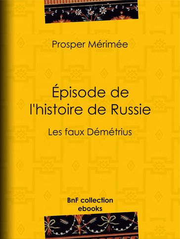 Épisode de l'histoire de Russie - Prosper Mérimée