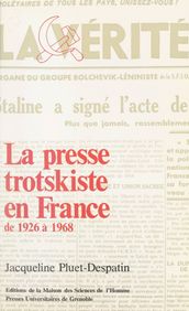 La presse trotskiste en France de 1926 à 1968